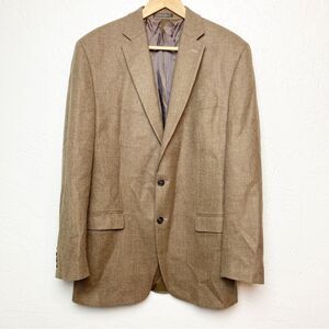Lauren Ralph Lauren Mens Wool Sports Coat Suit Jacket BrownTweed/plaid size 42L